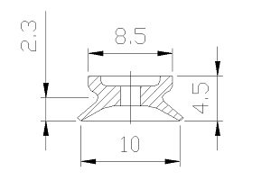 真空吸盘PFG系列 标准平型吸盘