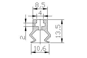 真空吸盘PBG系列  双层式厚唇吸盘