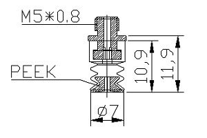 工程塑胶(PEEK)真空吸盘