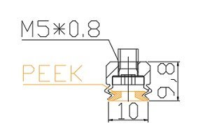 工程塑胶(PEEK)真空吸盘